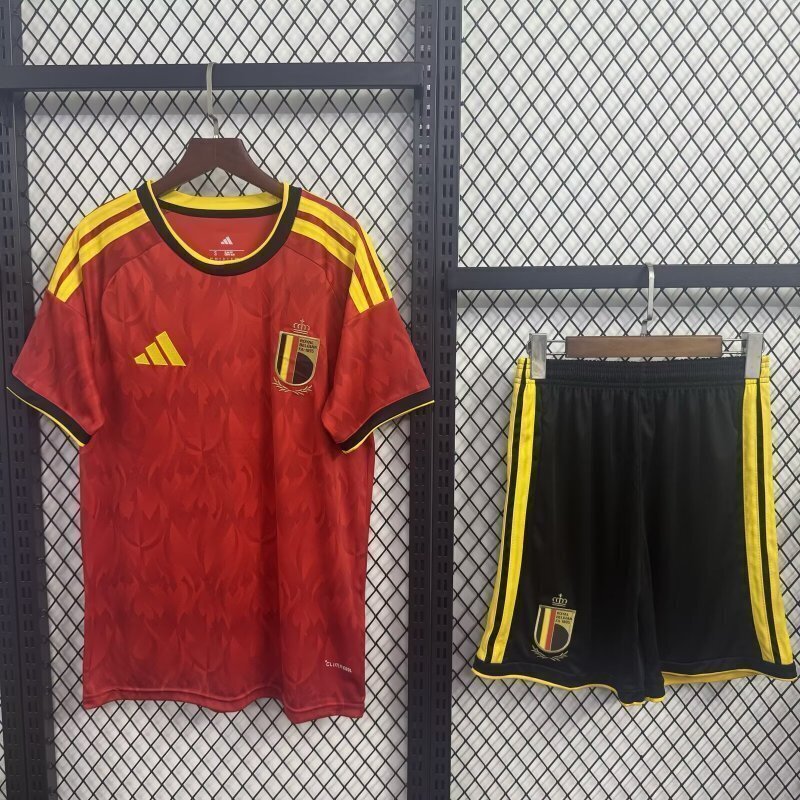 2026 World Cup Jersey Belgium Home Kit Soccer Children Sets AAAAJersey Supply Yupoo