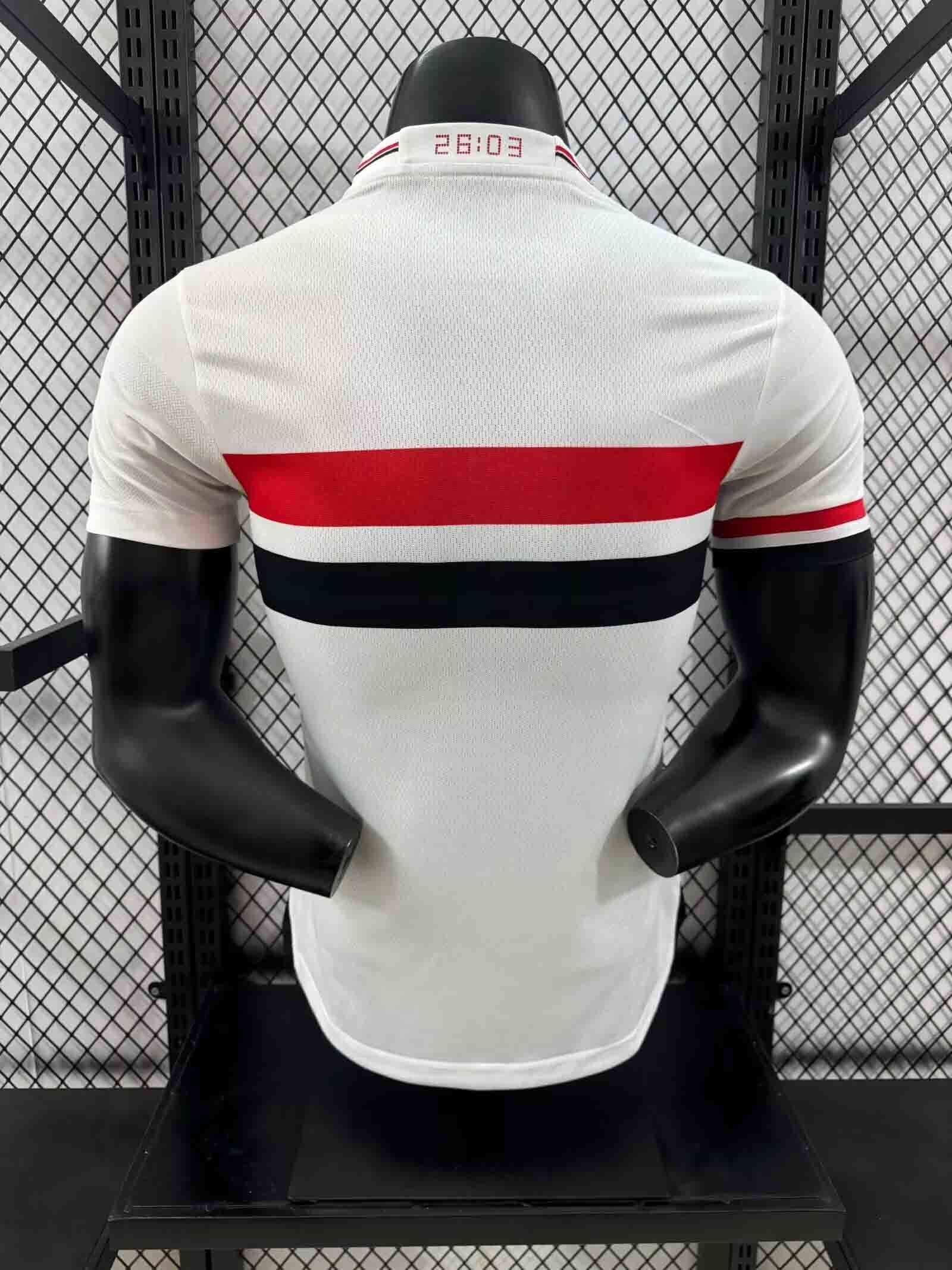 25-26 Sao Paulo Home Kit Player Version Shirt AAAAJersey Dropship Yupoo 3