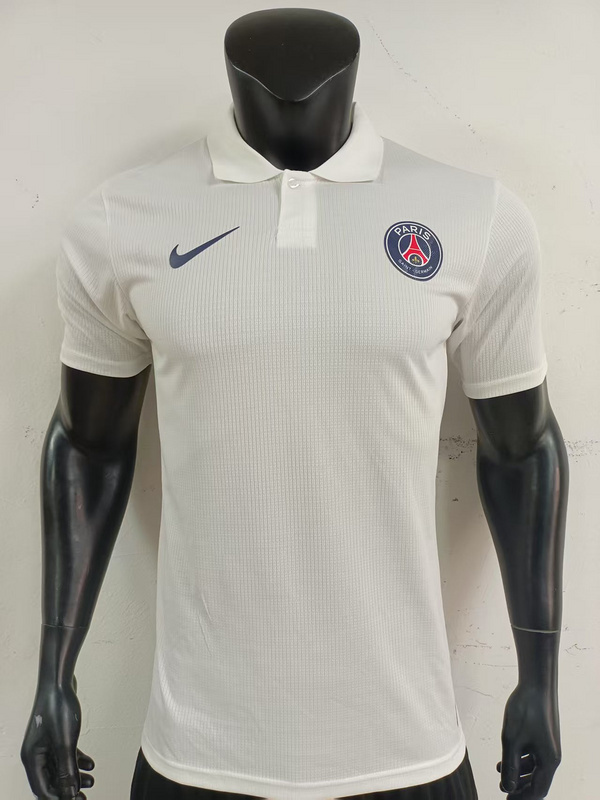 25-26 PSG White Polo Kit Player Version Soccer AAAAJersey Yupoo S-2XL