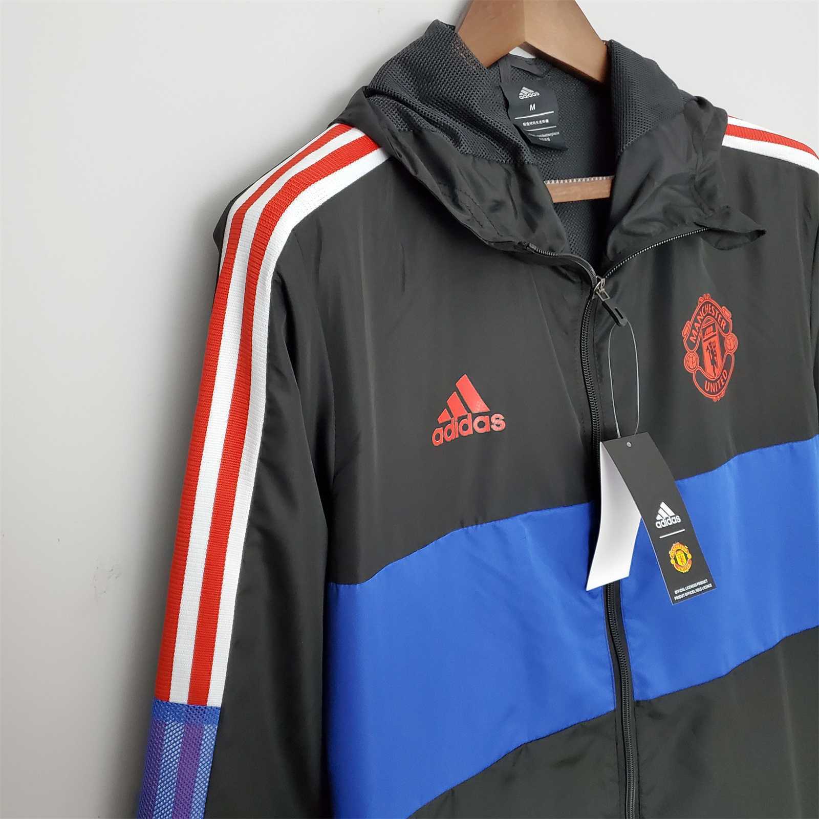 22-23 Manchester United blackblue windbreaker 3