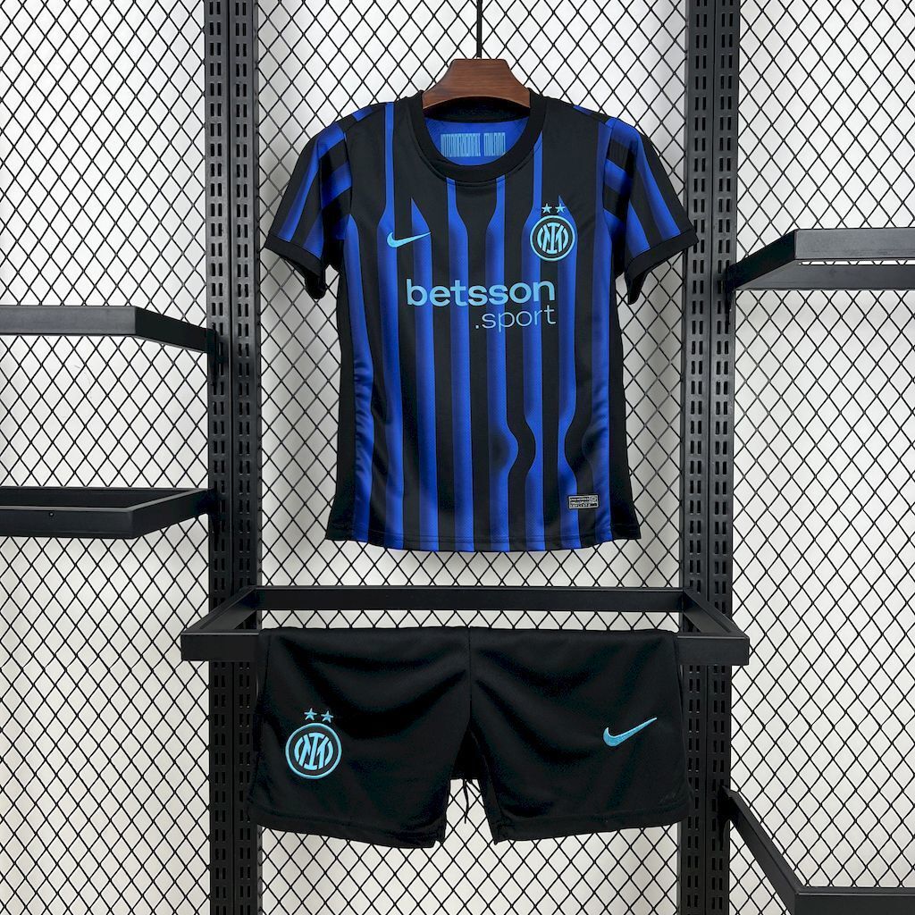 25-26 Inter Milan Home Kid Kits Youth Apparels AAAAJersey Supply Yupoo 10