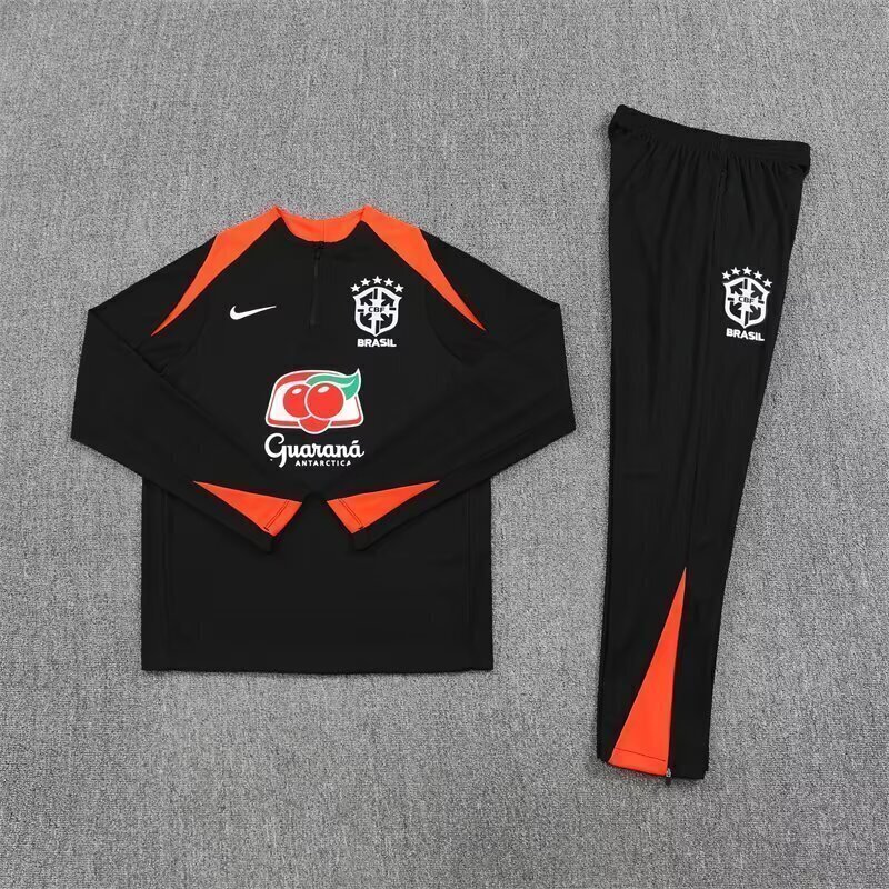 25-26 Brazil Football Kit Tracksuit Long Jacket Suits AAAAJersey Supply Yupoo 1