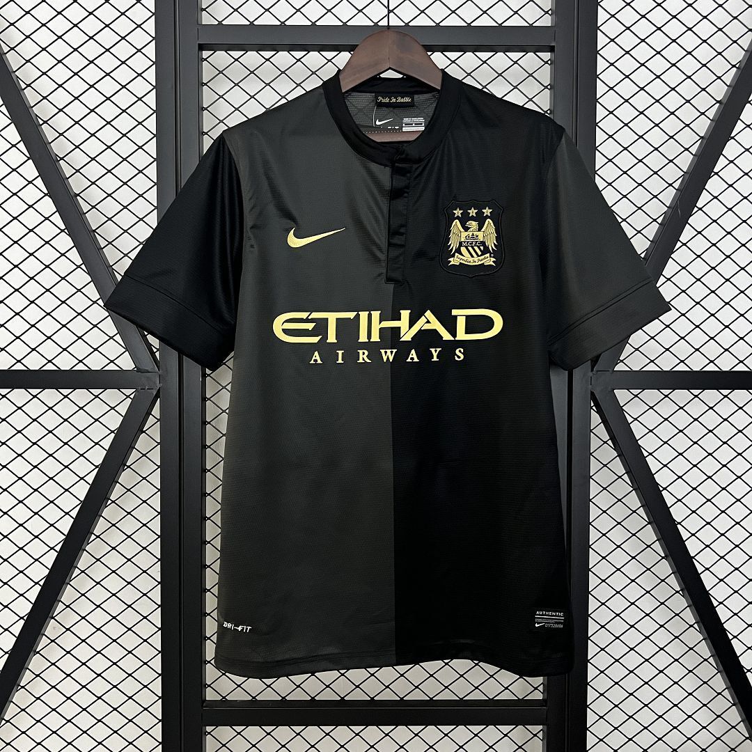 13-14 Manchester City Away Retro Kit Vintage Shirt AAAAJersey Dropship Yupoo