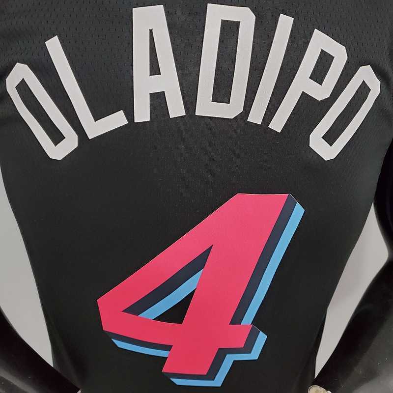 OLADIPO#4 Miami Heat V-neck black 2