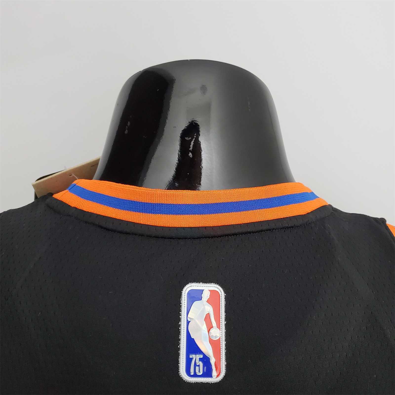 2022 Season Anthony#7 Knicks Urban Edition Black NBA Jersey 6