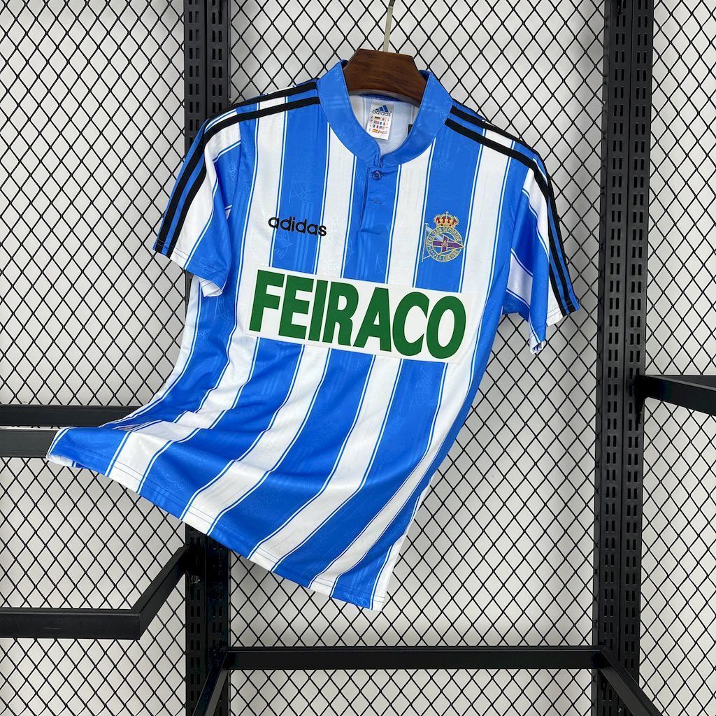 97-98 Deportivo La Coruna Home Retro Kit Vintage Shirt AAAAJersey Yupoo
