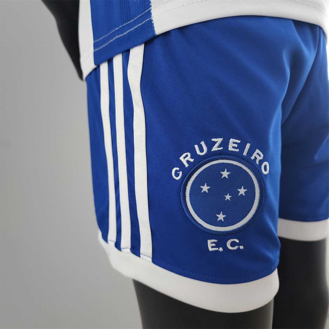 22-23 Cruzeiro away kids kit 2