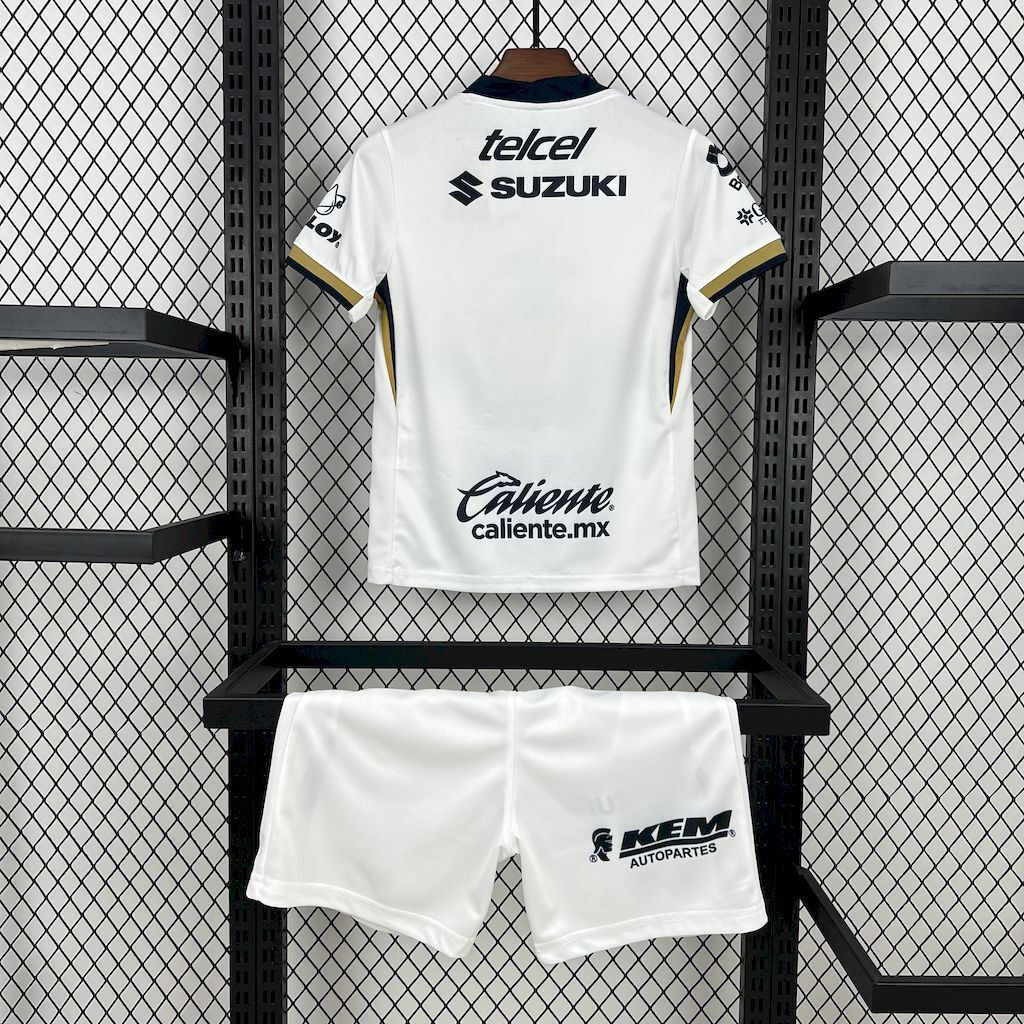 25-26 Pumas UNAM Home Kid Kits Youth Apparels AAAAJersey Wholesale Yupoo 1