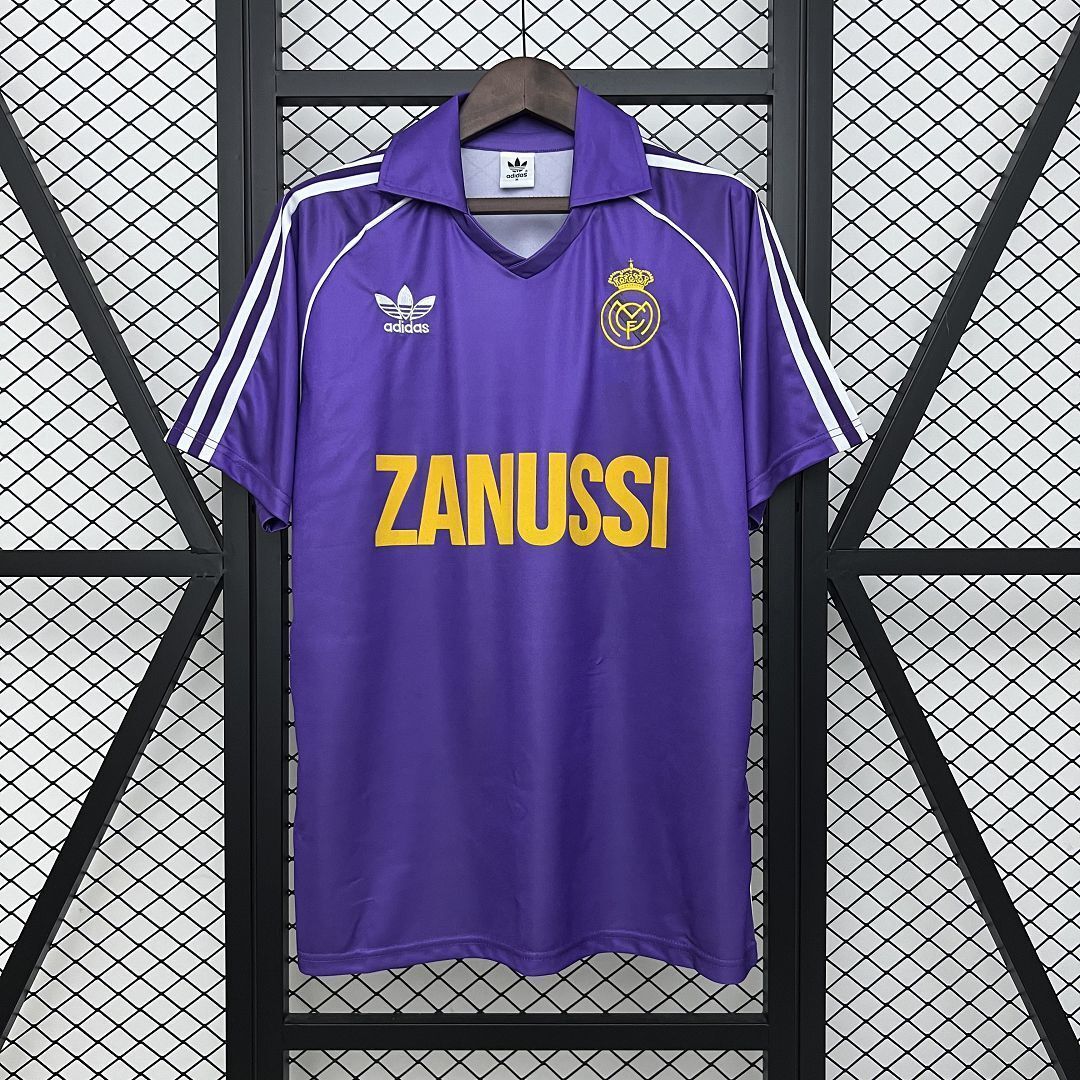 84-85 Real Madrid Away Retro Kit Vintage Shirt AAAAJersey Wholesale Yupoo