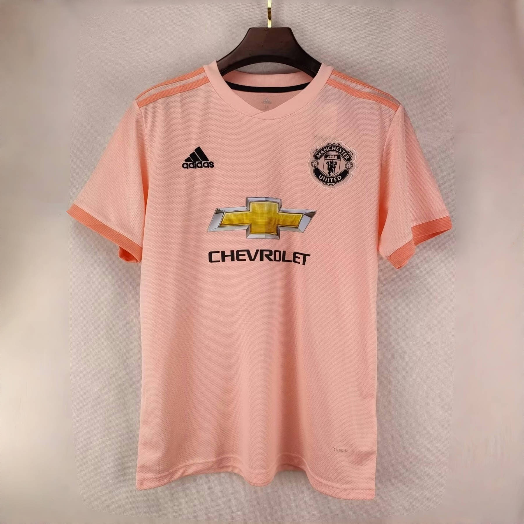 18-19 Manchester United Away Pink Retro Kit Jerseys Supllier Yupoo