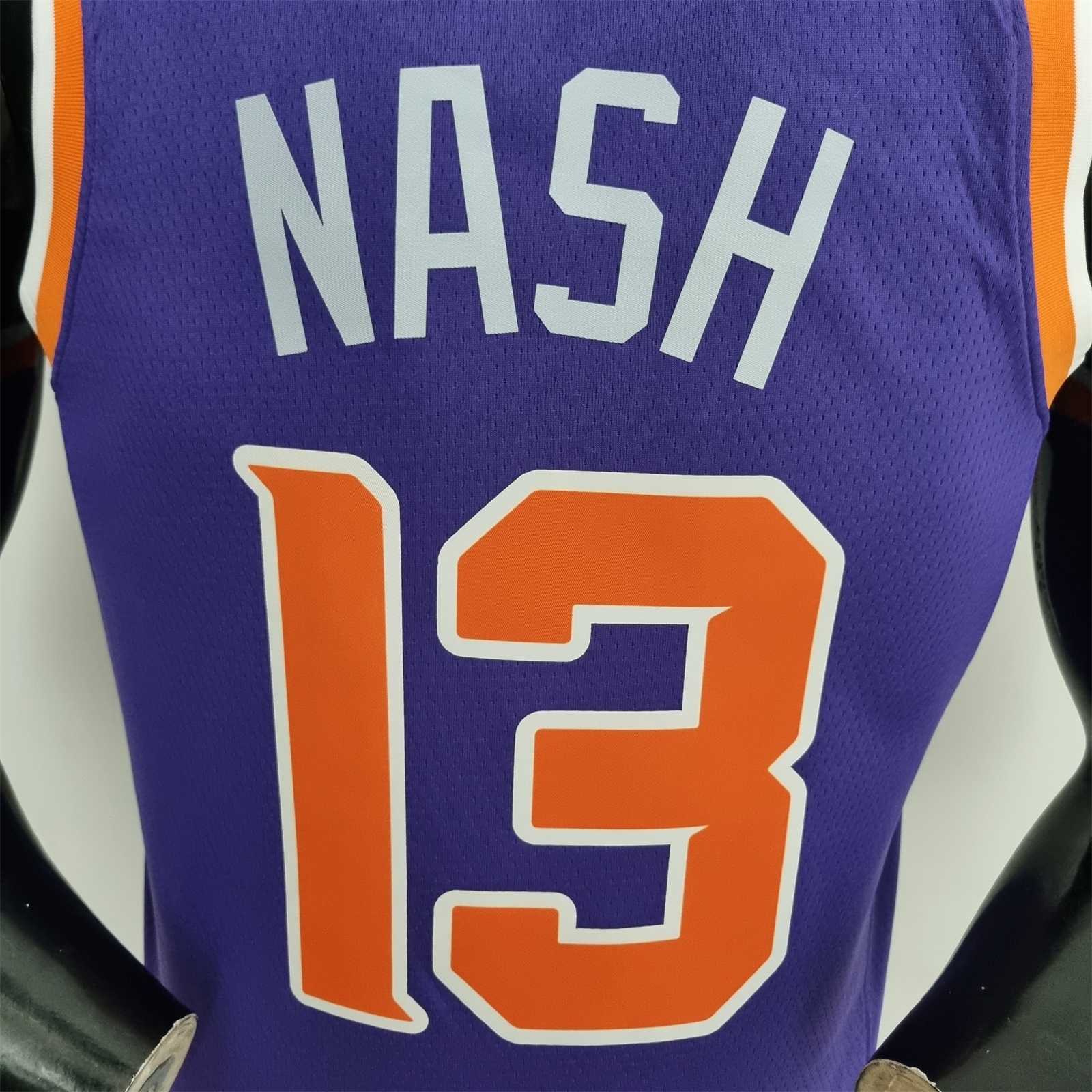 75th Anniversary Nash #13 Phoenix Suns Purple NBA Jersey 9