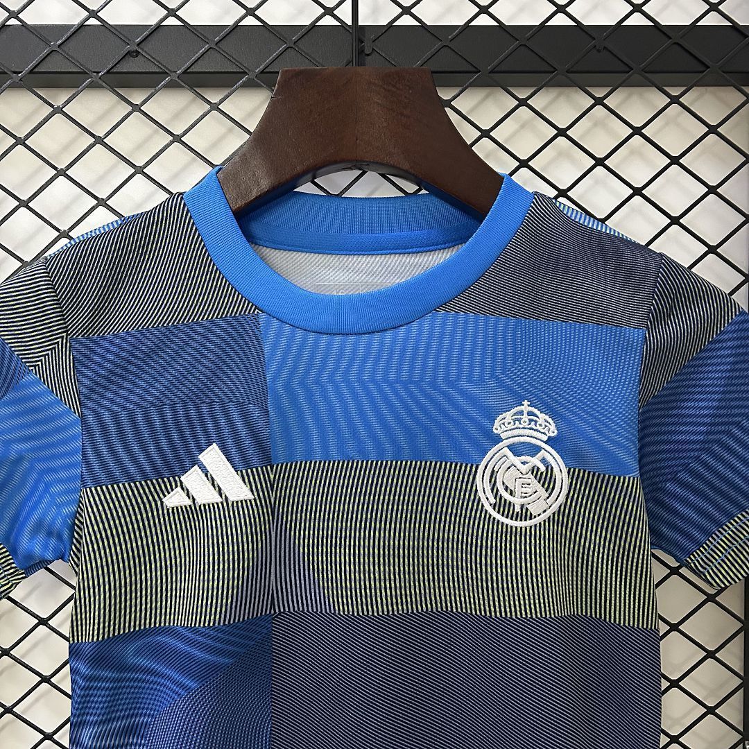 25-26 Real Madrid Training Kid Kits Youth Apparels AAAAJersey Dropship Yupoo 5