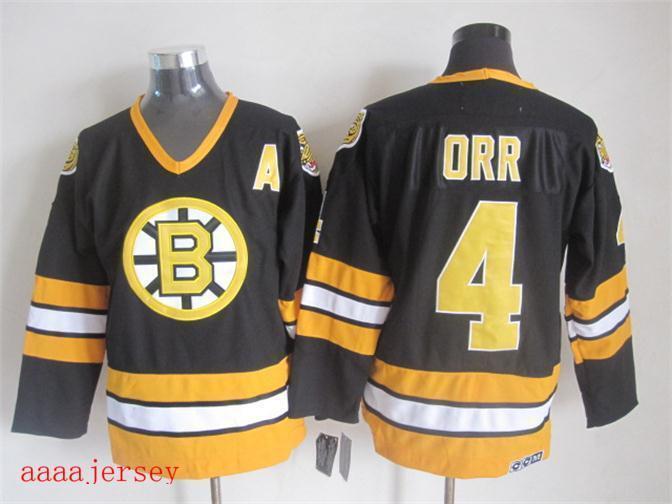 Boston Bruins retro ice hockey jersey M-3XL 波士顿棕熊队复古冰球服 6