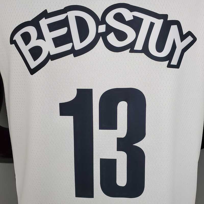 Harden #13 Brooklyn Nets City version white 4