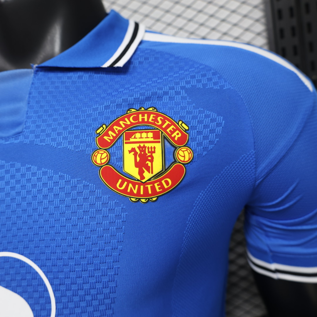 26-27 Manchester United Blue Mens Kit Special Edition Player Soccer Shirt AAAAJersey Yupoo 7 4