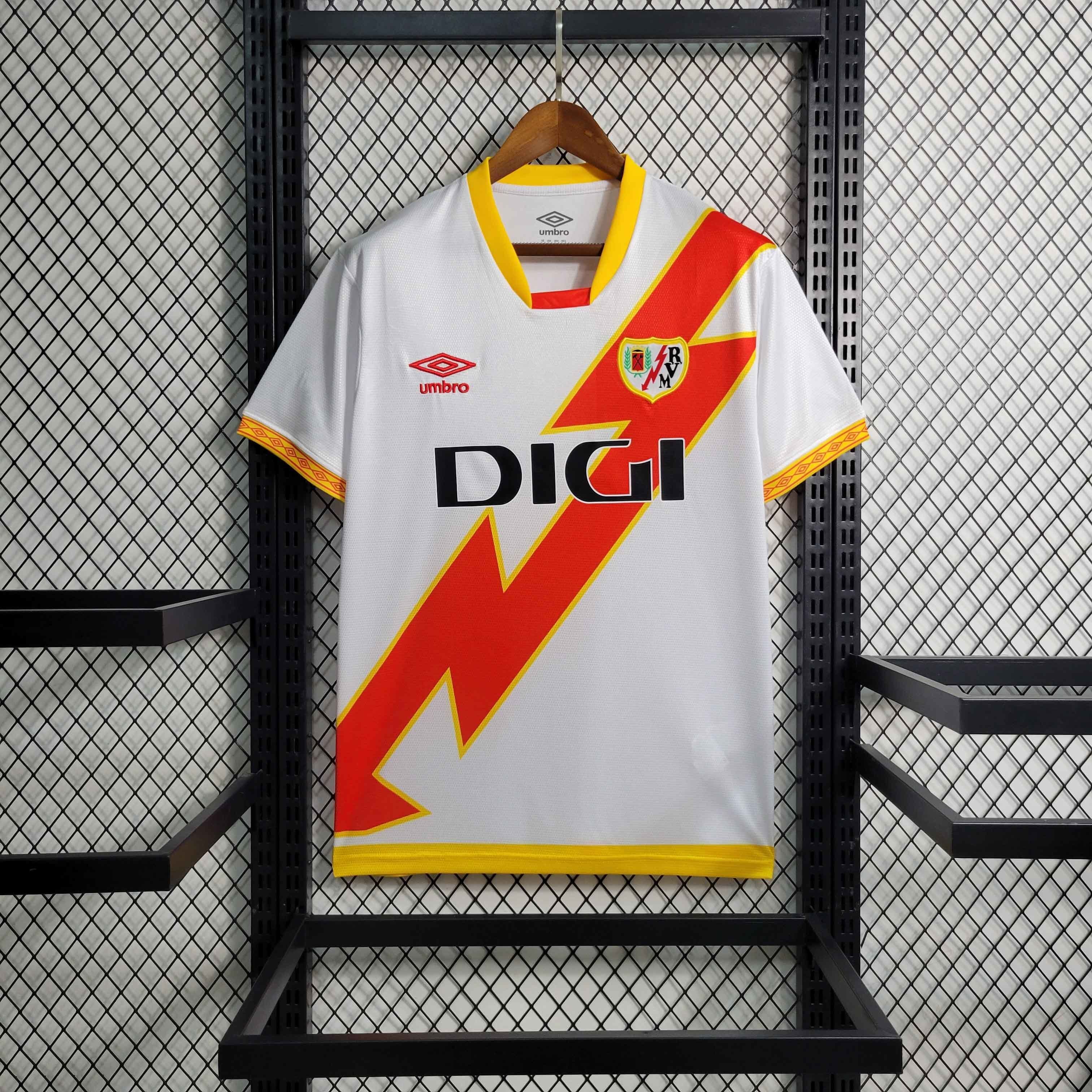 23-24 Rayo Vallecano Home S-XXL Soccer Jerseys