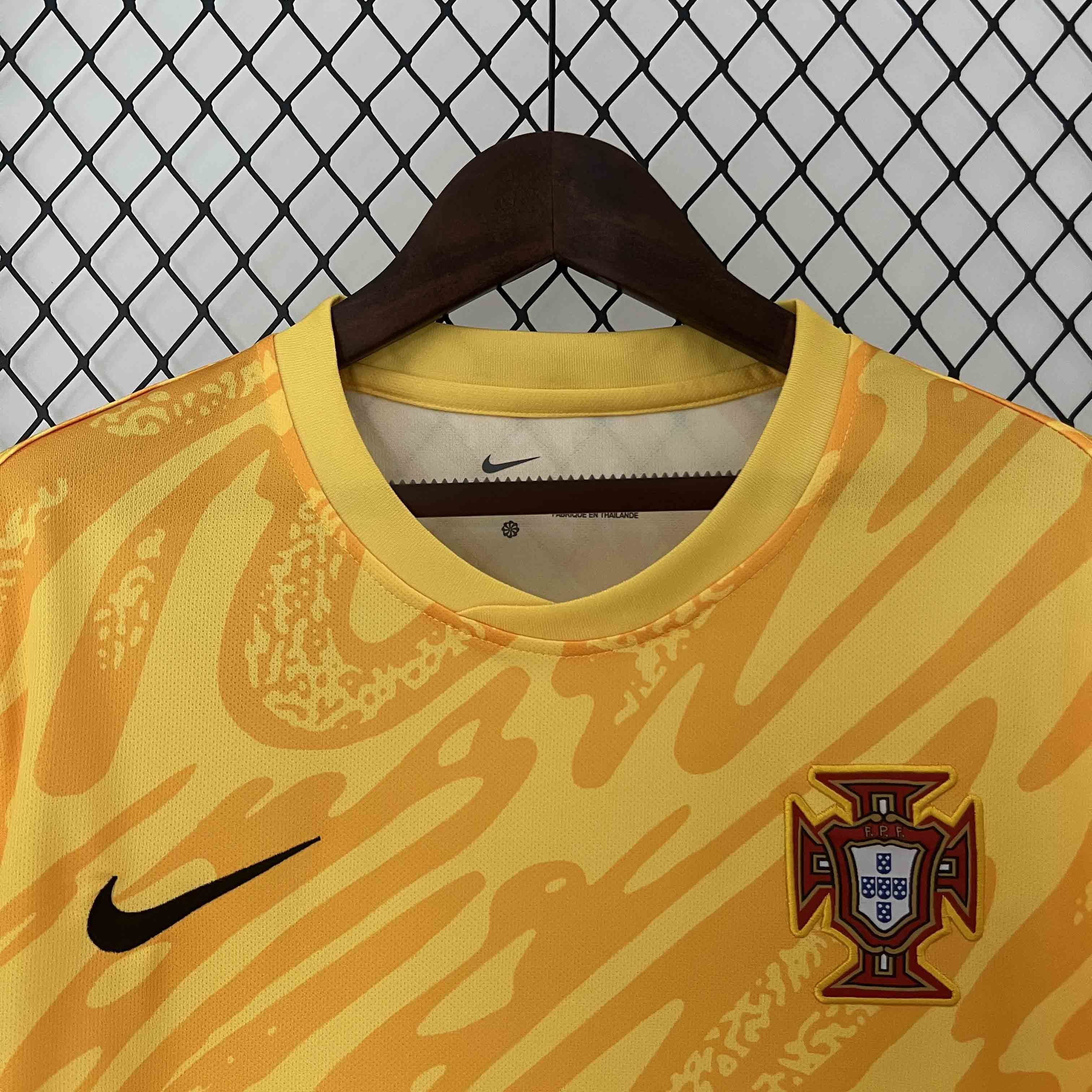 2024 Portugal Goalkeeper Yellow Kit UEFA Euro Football Replicas Yupoo 1