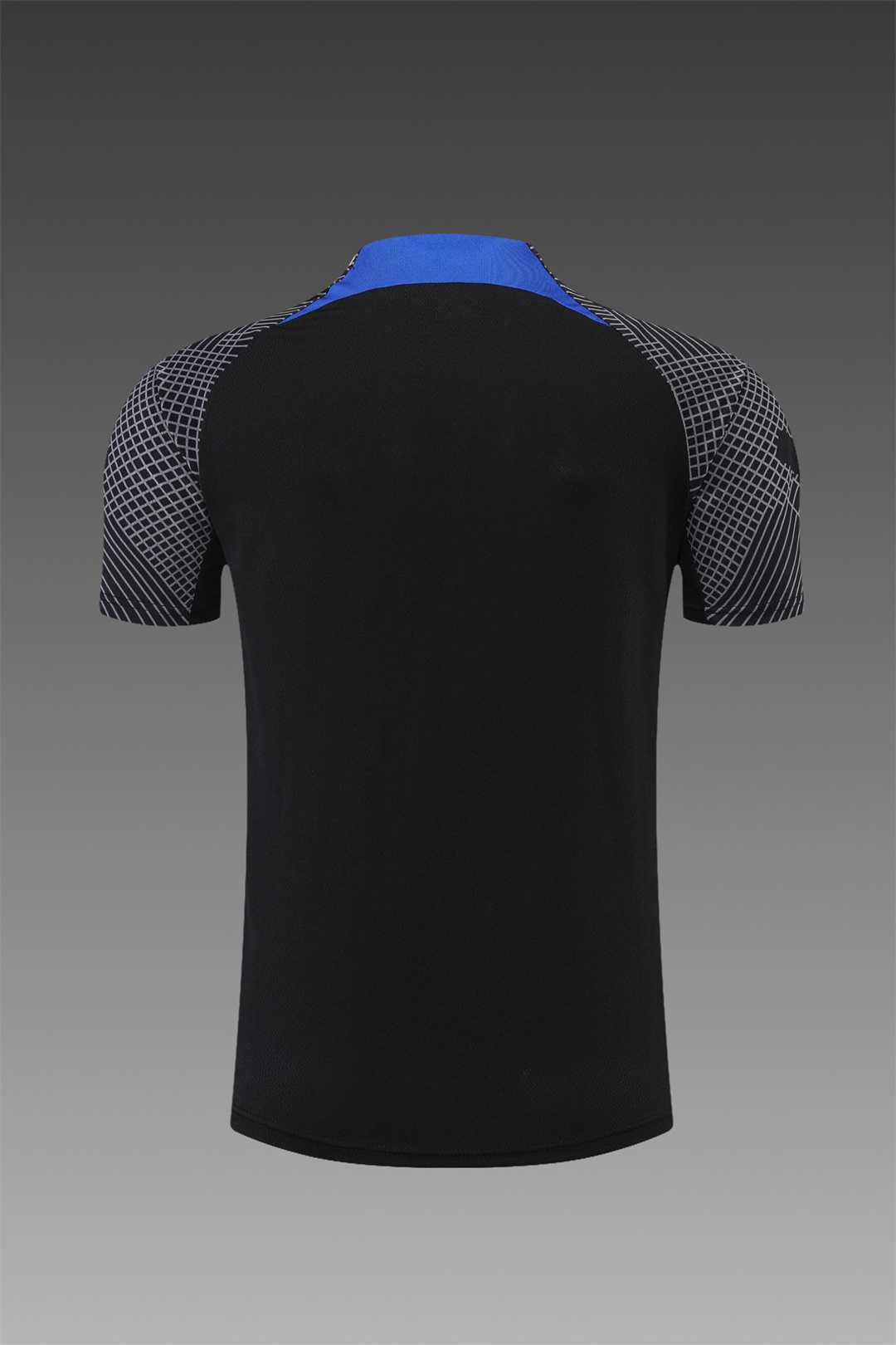 22-23 PSG training suit short sleeve kit Black Blue 1