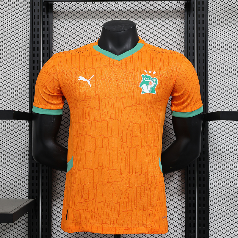 2025 Cote d'Ivoire Home Kit Player Version Football T-Shirt Sport ete AAAAJersey Supply Yupoo
