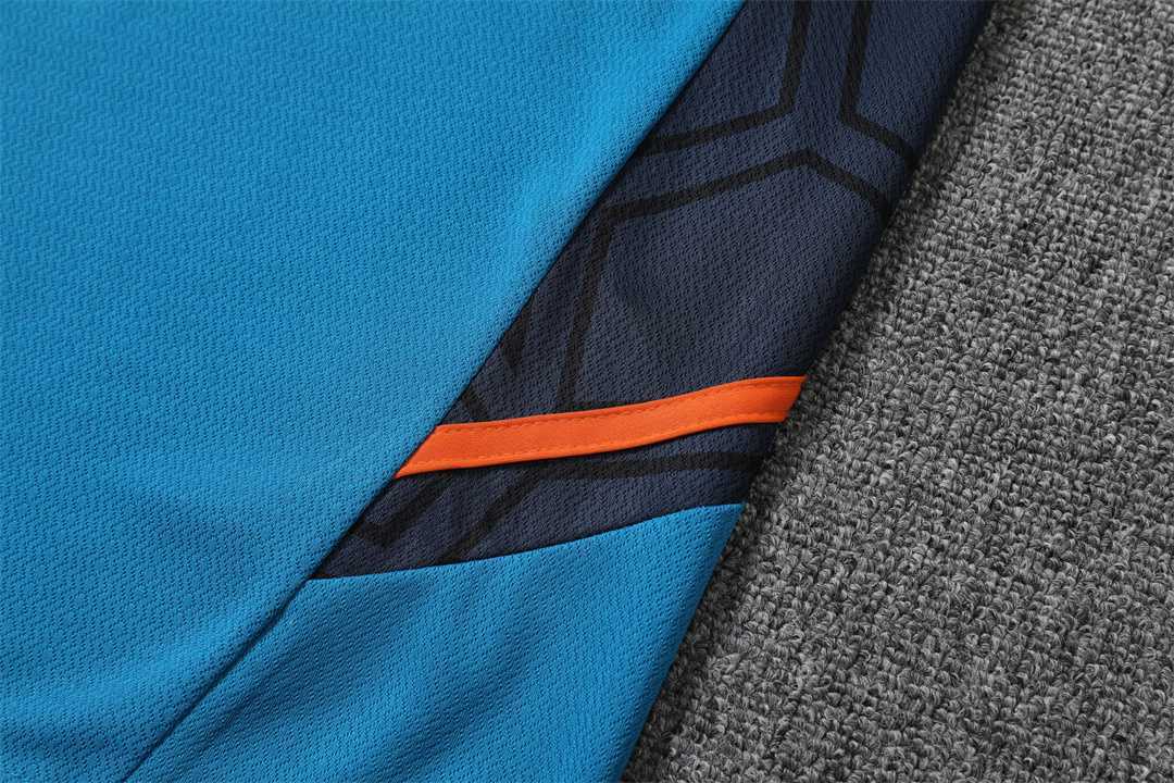 2223 Manchester United Training Suit Short Sleeve Kit Blue 16