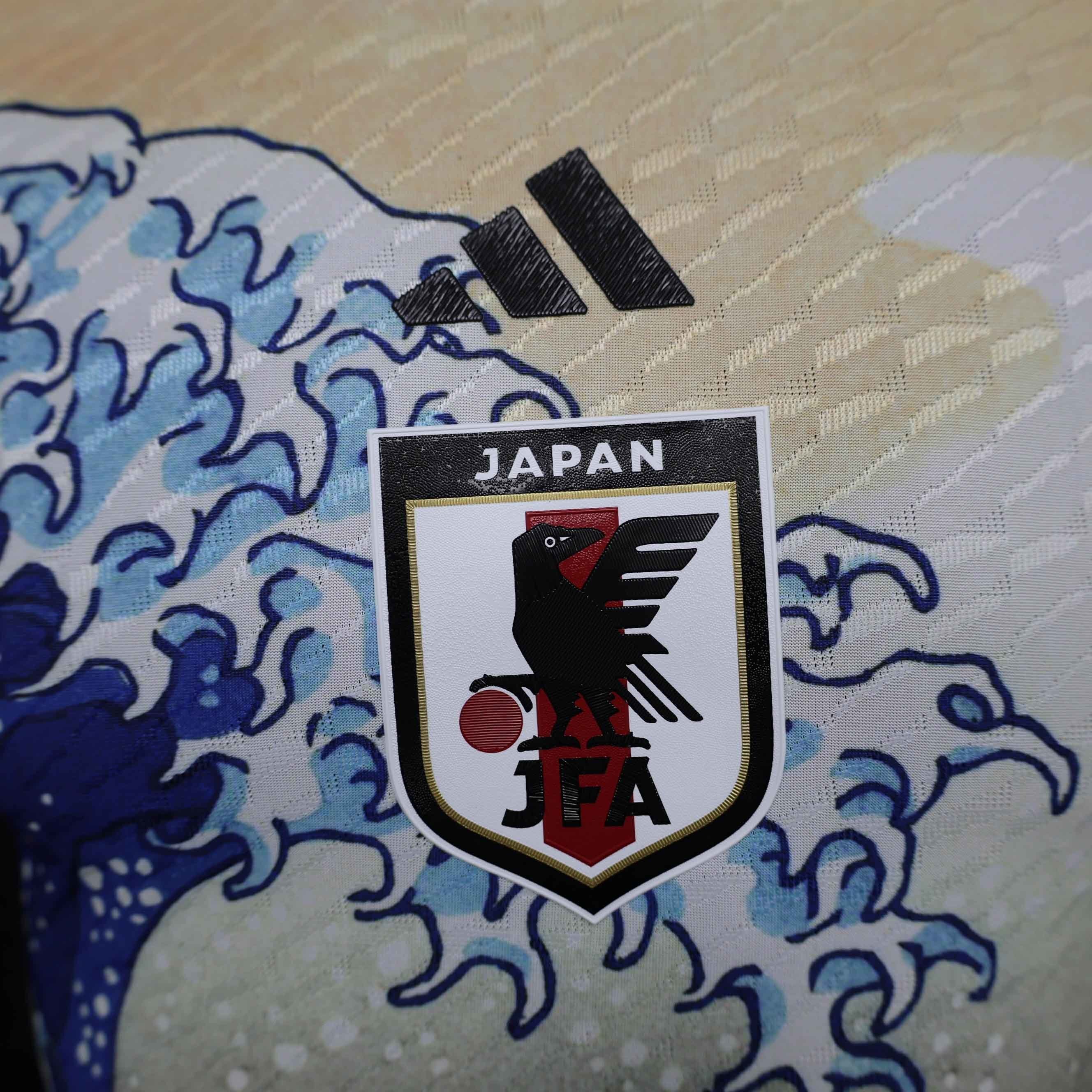 2023 Japan x Waves Special Edition Kit Player Version Shirt Soccer Jerseys For Sale 2