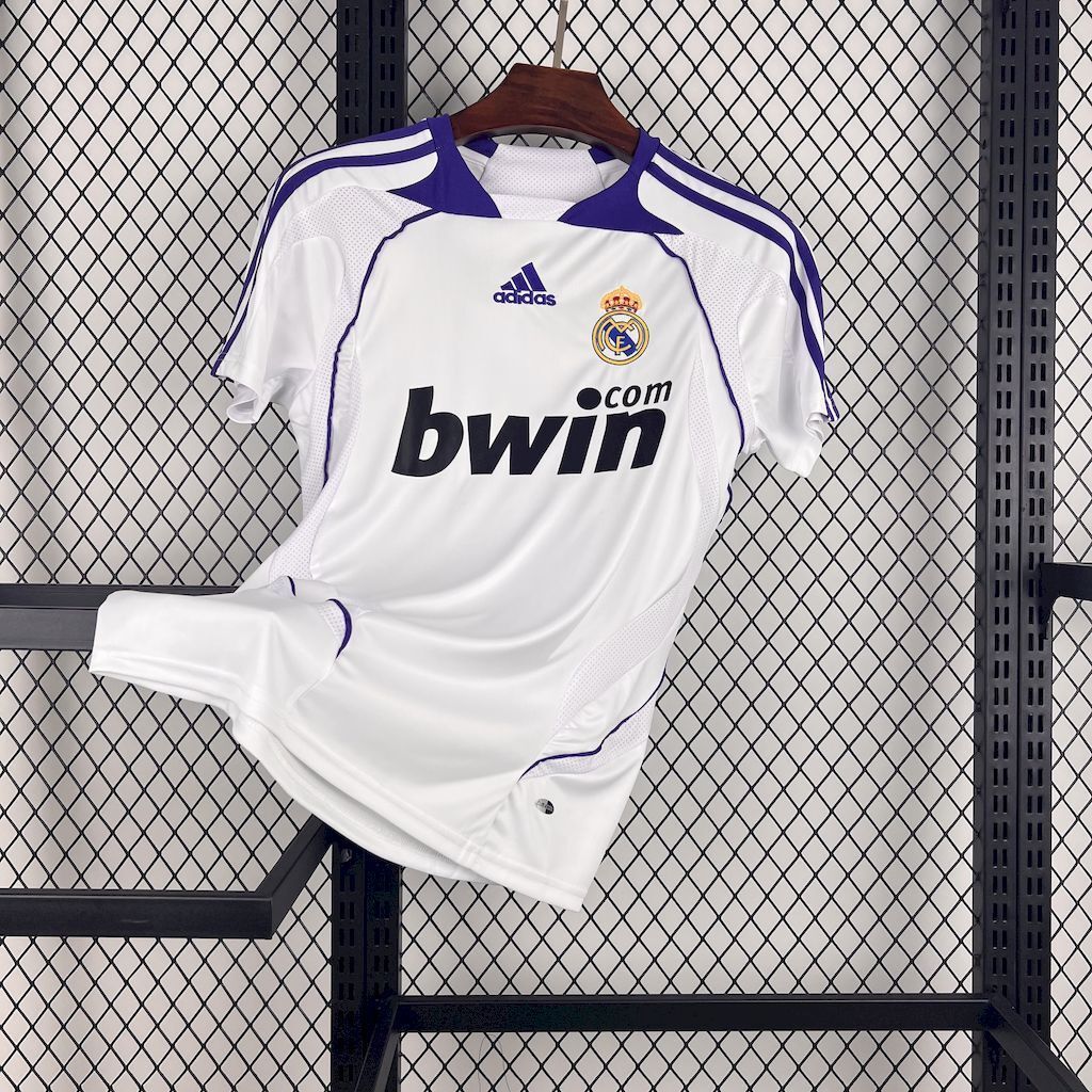 07-08 Real Madrid Home Retro Kit Vintage Shirt AAAAJersey Supplier Yupoo