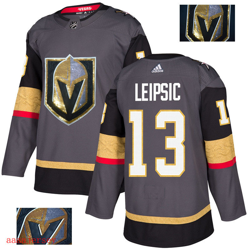 2018 Vegas Golden Knights ice hockey jersey M-3XL 维加斯金骑士队时尚亮片款冰球服 2