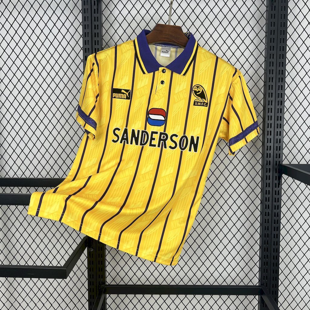 1995 Sheffield Wednesday F.C. Away Retro Kit Vintage Shirt AAAAJersey Wholesale Yupoo