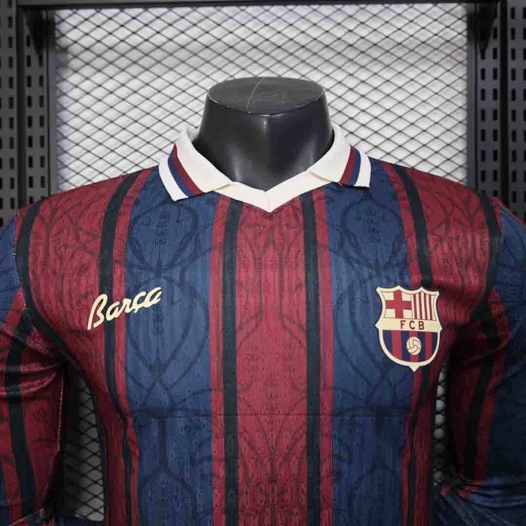 25-26 Barcelona 125th Anniversary Long Sleeve Player Version Shirt AAAAJersey Supply Yupoo 2