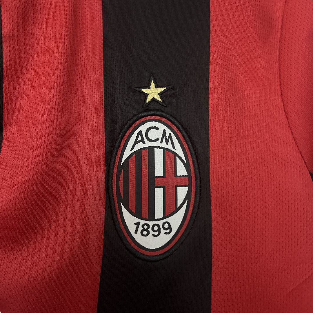 03-04 AC Milan Home Retro Kit Vintage Shirt AAAAJersey Dropship Yupoo 8
