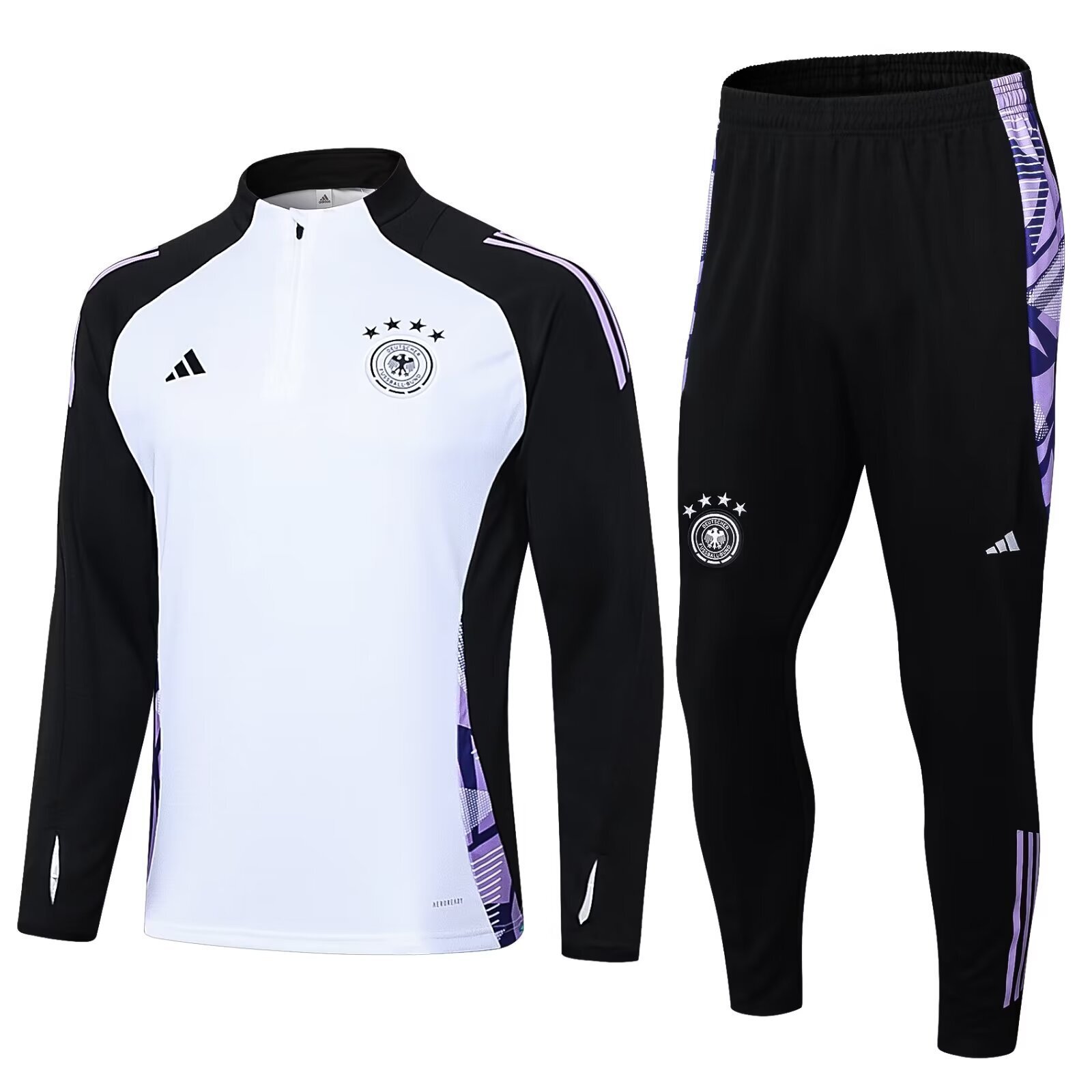 2024 Germany Long Sleeve White Training Suits Soccer Jerseys Yupoo