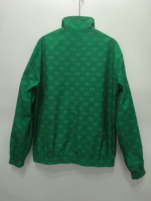 1995 Mexico Retro Trench Coat Reversible Windbreaker Double-Sides Jacket 2
