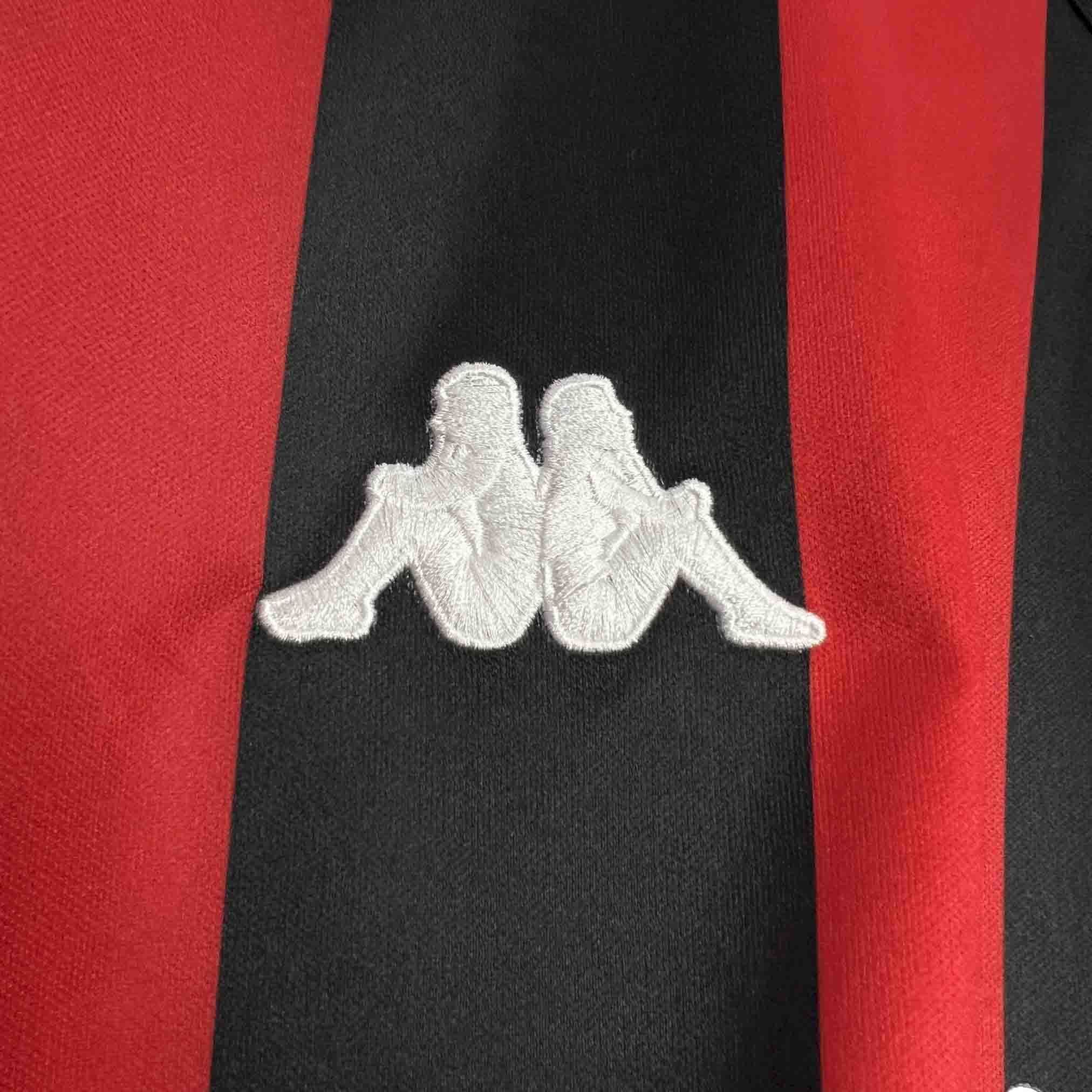 88-89 AC Milan Home Retro Kit Vintage Shirt AAAAJersey Supplier Yupoo 5