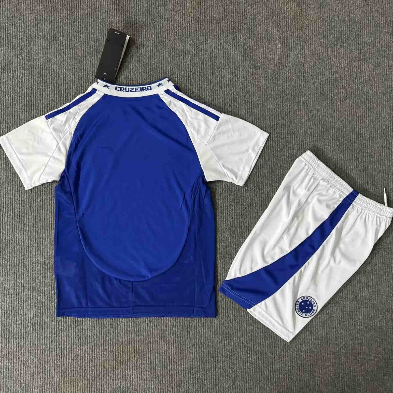 25-26 Cruzeiro Home Kid Kits Youth Apparels AAAAJersey Supply Yupoo 1
