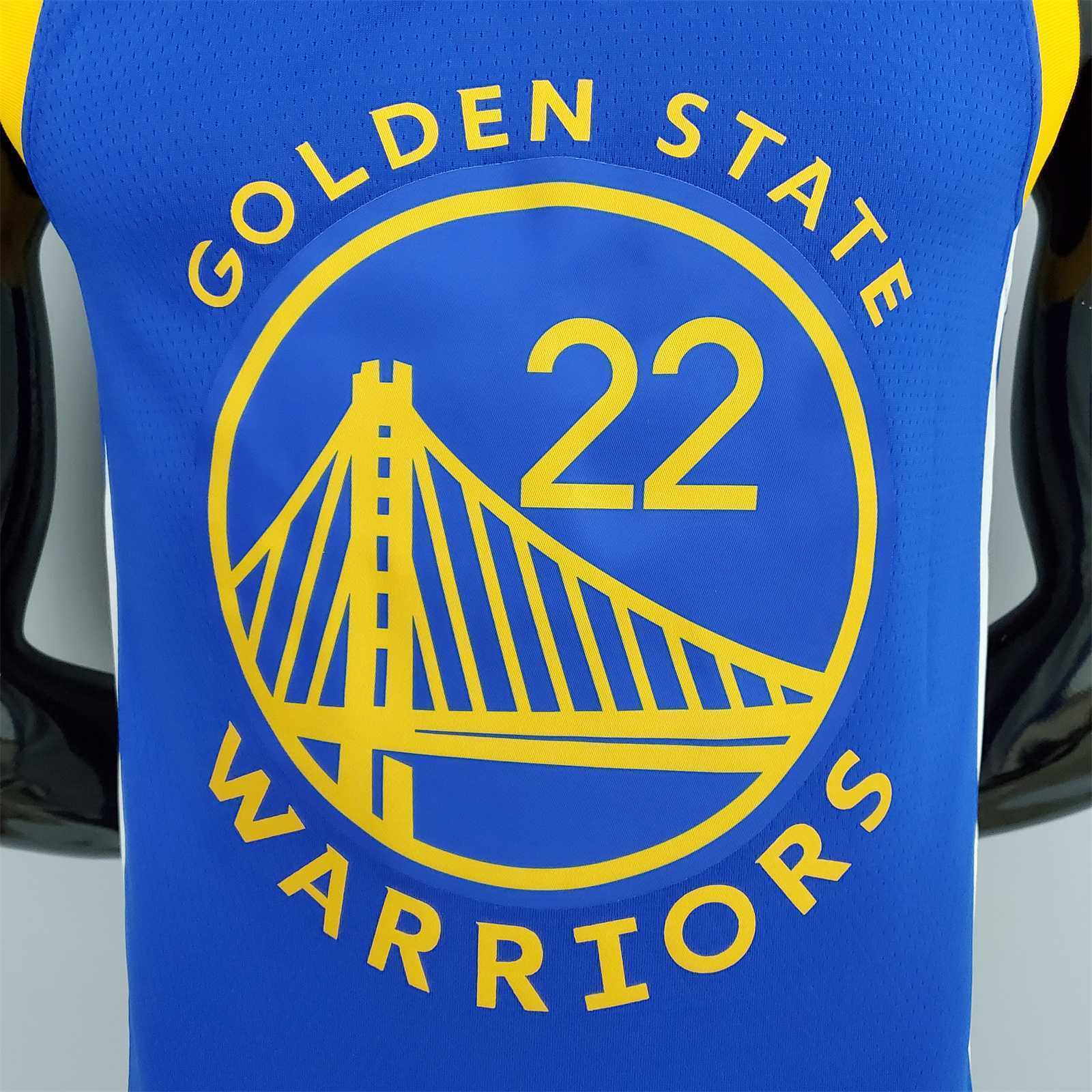 75th Anniversary WIGGINS#22 Warriors Blue 6
