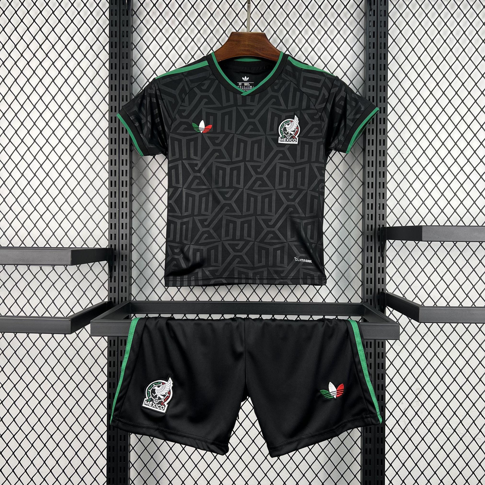 2026 World Cup Set Mexico Third Kids Kit Football Youth Apparels AAAAJersey Supply Yupoo 6