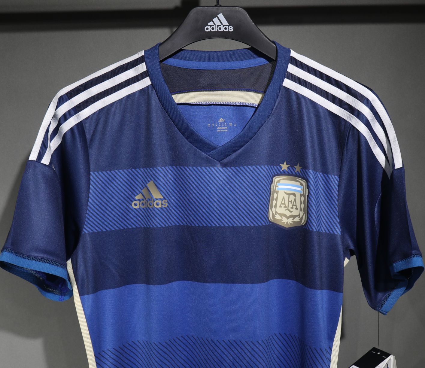 2014 Argentina World Cup Away Retro Kit Vintage Player Version Sino Shirt AAAAJersey Dropship Y 6