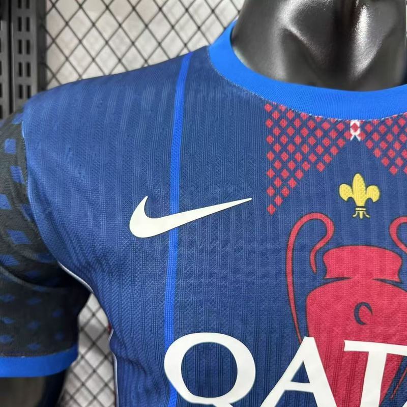 25-26 PSG Special Edition Kit Player Version Maillot été Soccer Sino Shirt AAAAJersey Yupoo 3