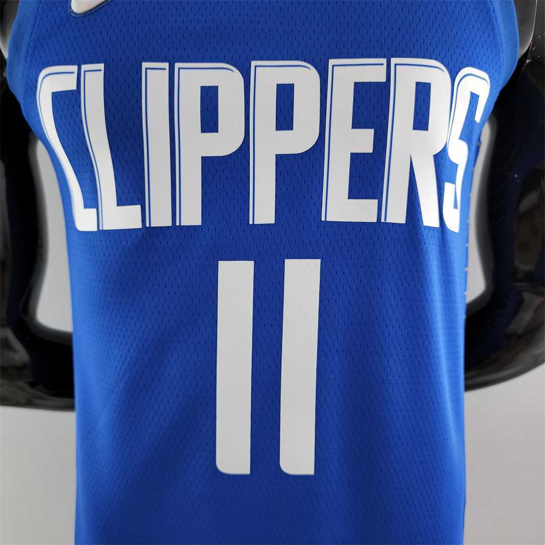 75th Anniversary WALL#11 Los Angeles Clippers NBA Jersey Blue 6