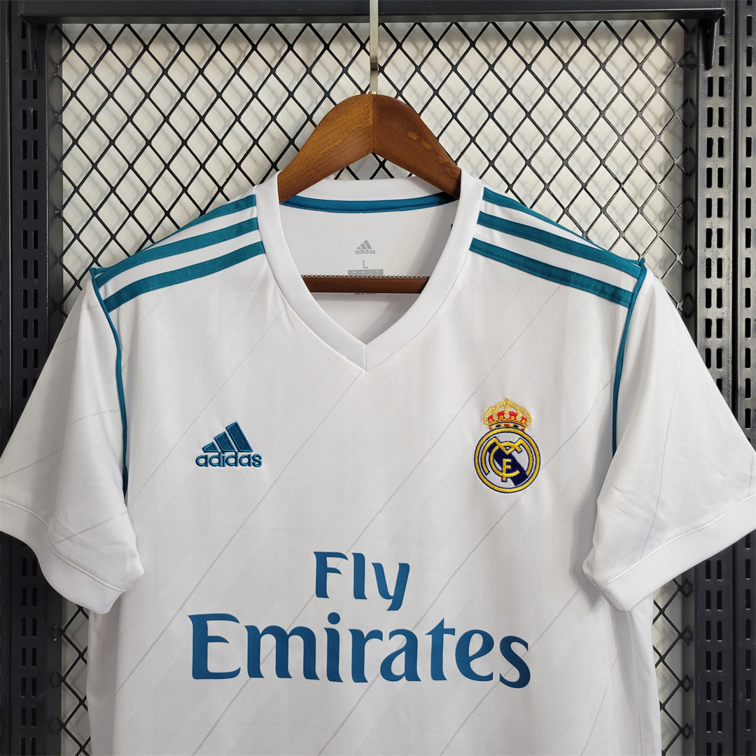 17-18 Real Madrid home white player version 2
