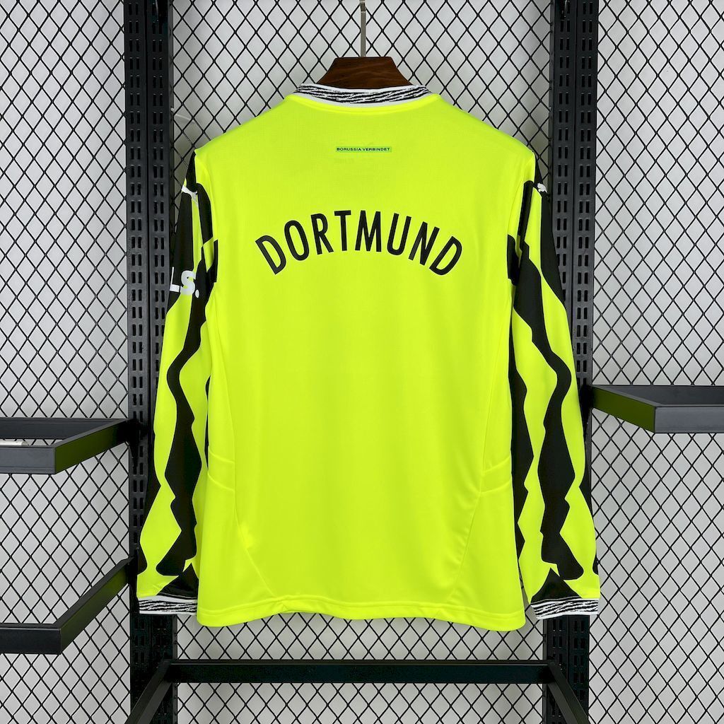 25-26 Dortmund Collaboration Green Long Sleeve Special Edition Shirt AAAAJersey Supply Yupoo 3