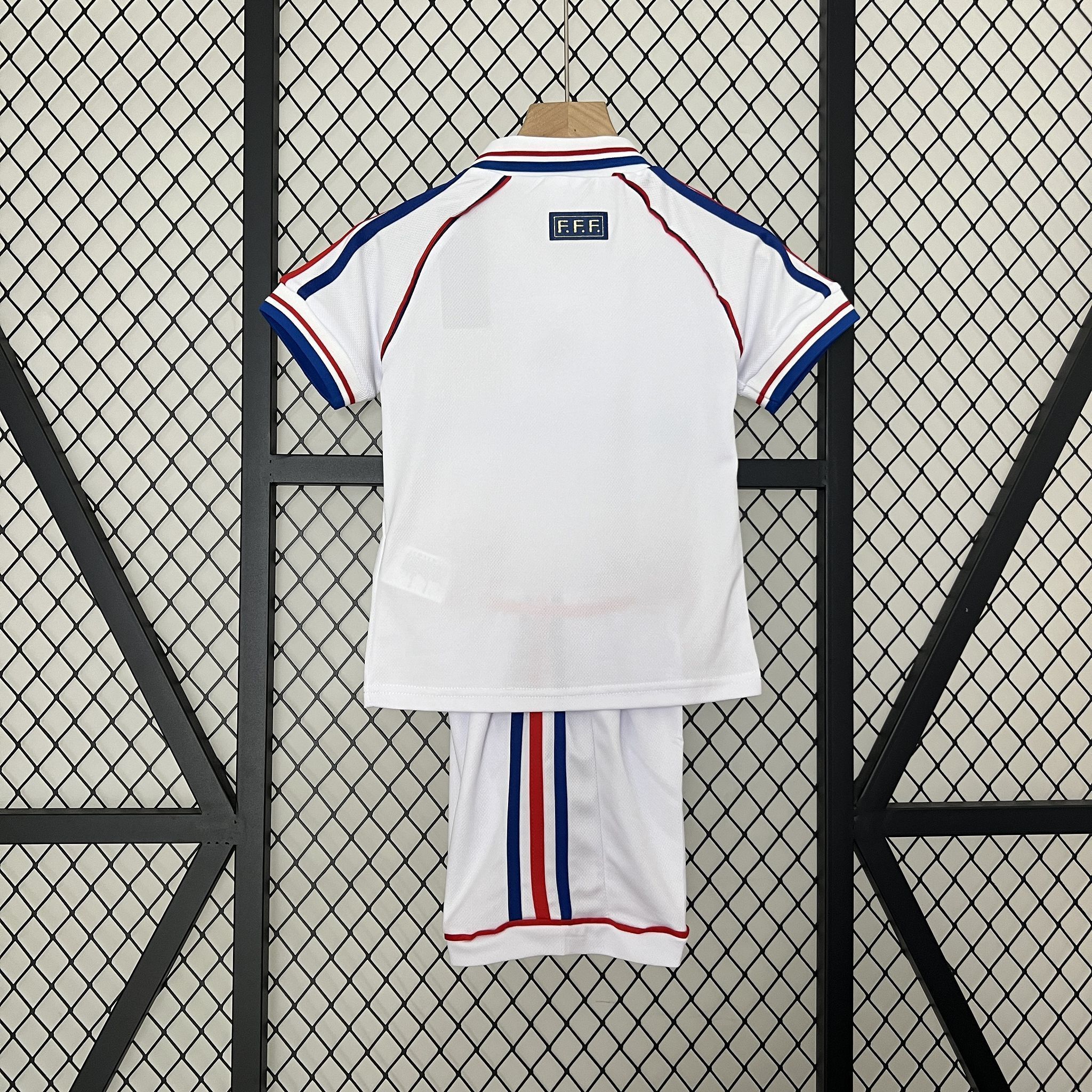 1998 France Away Retro Kid Kits Youth Apparels Sport AAAAJersey Yupoo 6