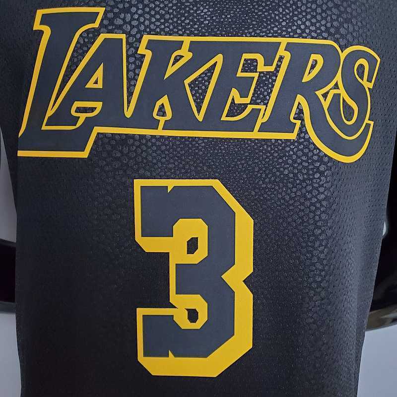 New DAVIS #3 Lakers black 2