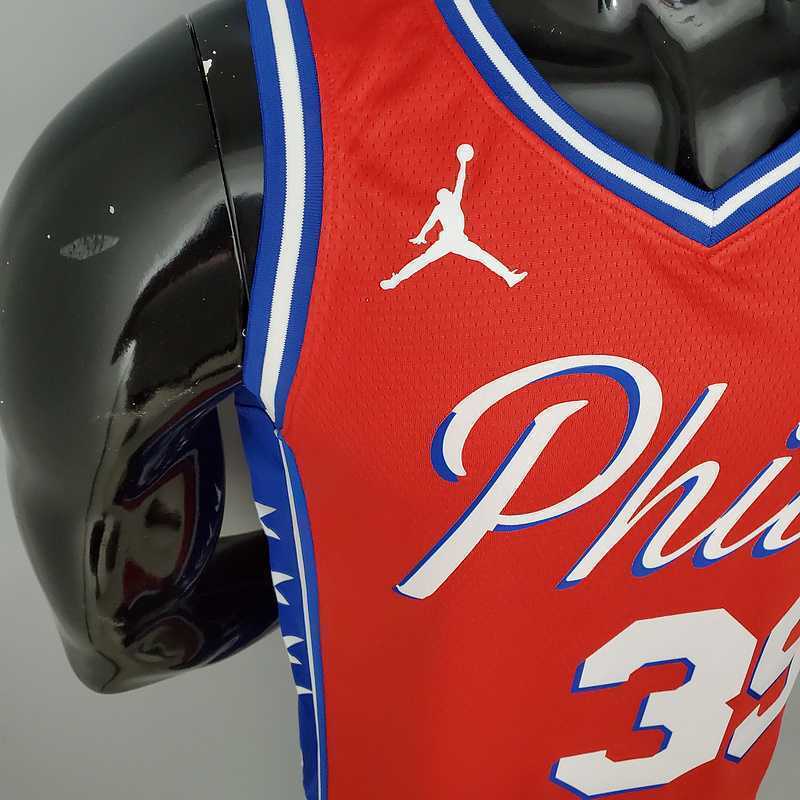 2021 HOWARD#39 76ers Jordan Themed Red 2