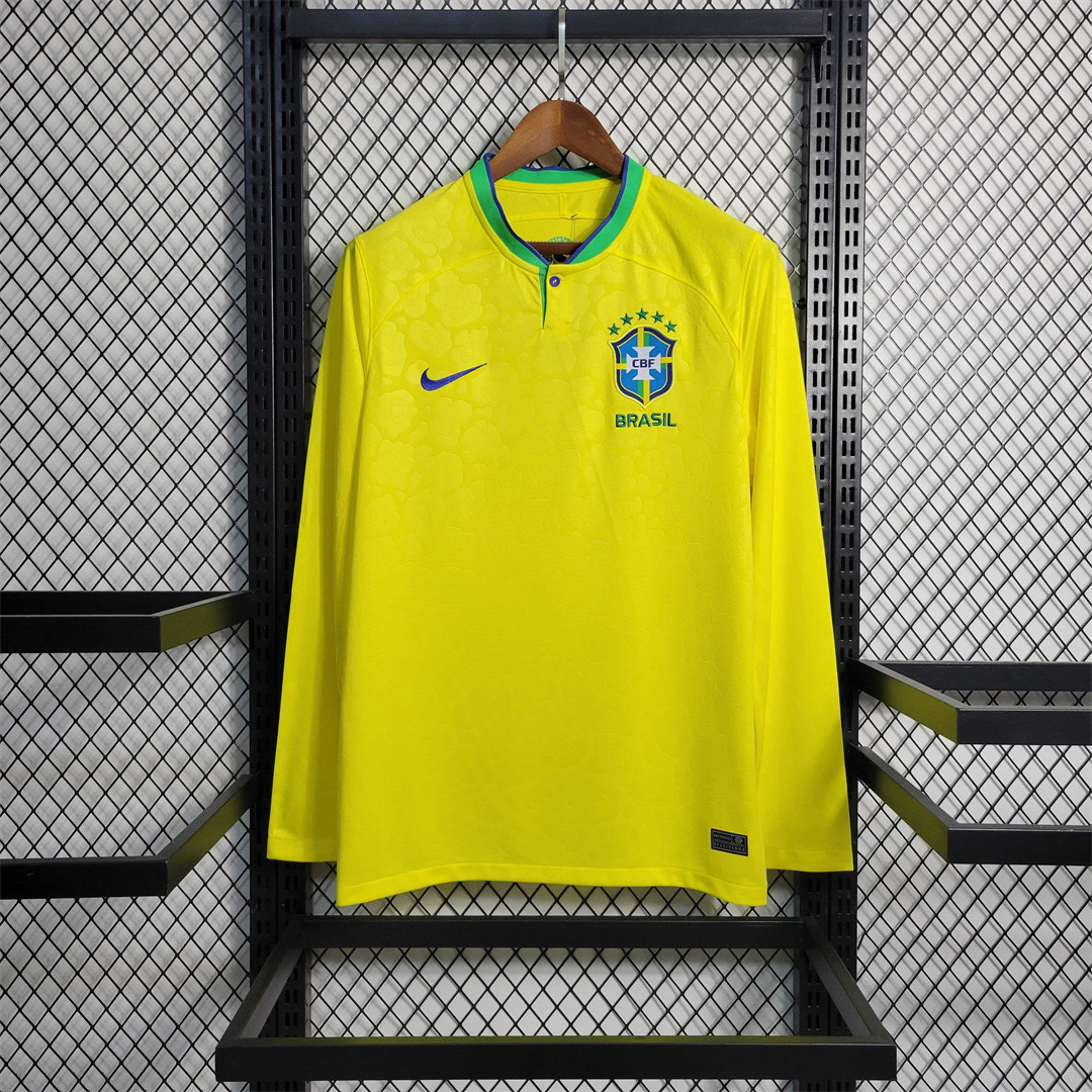 2022 Brazil home long sleeve