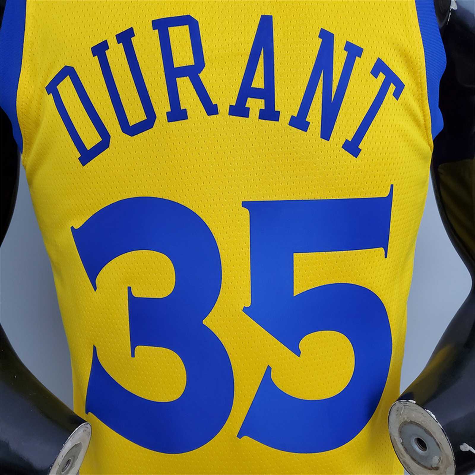2018 Durant#35 Chinese Dragon Robe Yellow 1