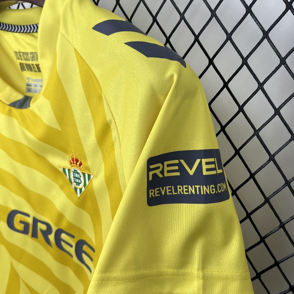 25-26 Real Betis Yellow Goalkeeper Shirt Football Apparels AAAAJersey Supply Yupoo 4