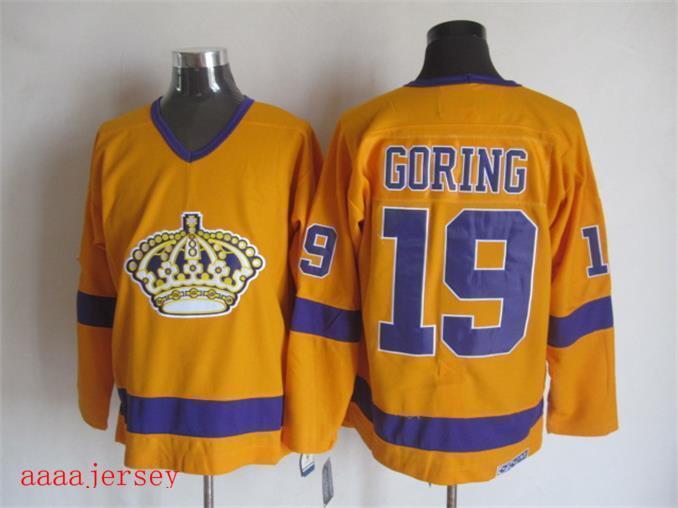 Los Angeles Kings retro ice hockey jersey M-3XL 洛杉矶国王队复古冰球服 3