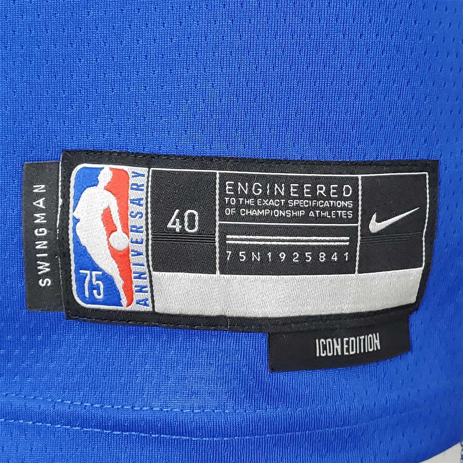 75th Anniversary Golden State Warriors Thompson #11 Mexico Edition Blue NBA Jersey 8