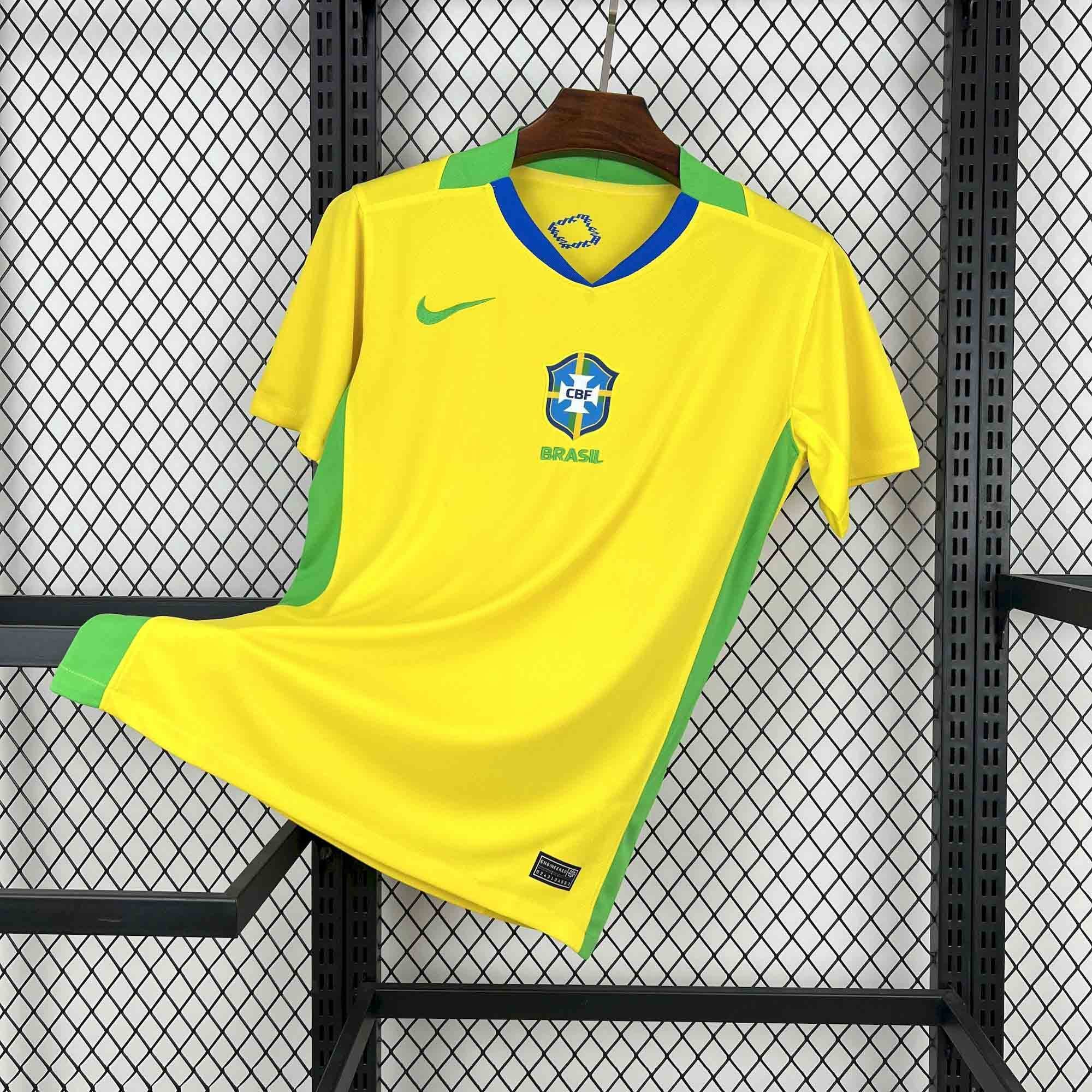 2025 Brazil Home Kit Soccer T-Shirt AAAAJersey Supplier Yupoo